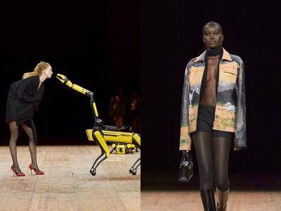 说・流行／机器人闯入伸展台！Coperni让模特儿上演亲密互动颠覆想像