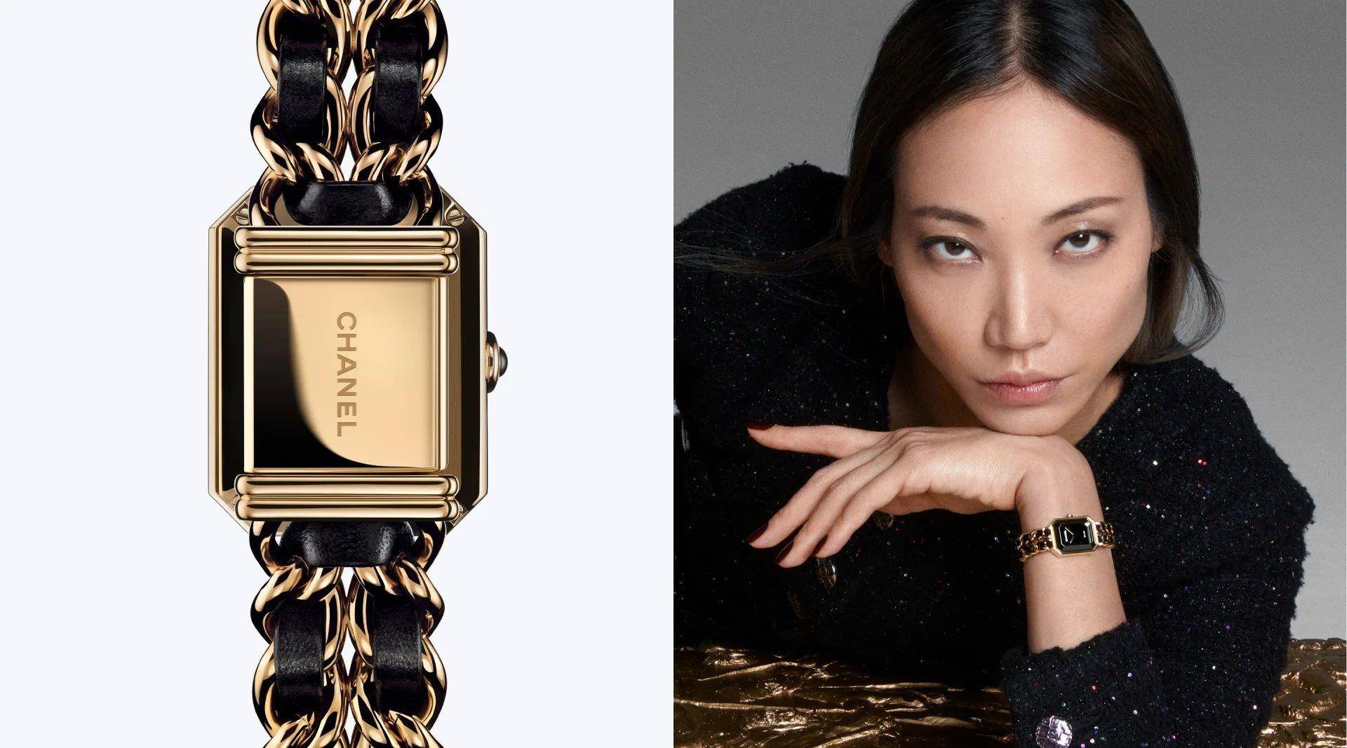 DIOR藤格纹金表丝绸质感迷人　秀气尺寸照样闪 奢侈品牌 图4张