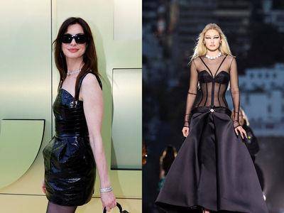 安海瑟薇、麦莉助阵Versace比美！洛杉矶大秀“危险低腰”重回黄金时代