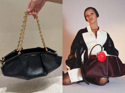 包・开箱／“一目了然”的LOEWE新包又软又好装　甜甜圈炼带逼人爱上