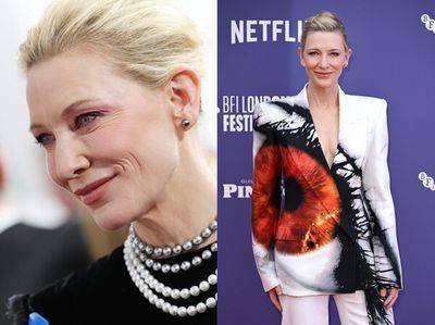 凯特布兰琪红毯礼服最爱“旧衣新穿”　同件珠宝换个设计戴出新造型