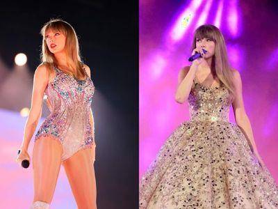 泰勒丝闪亮连体衣狂秀蜜大腿！　穿“台牌礼服”开巡回演唱会