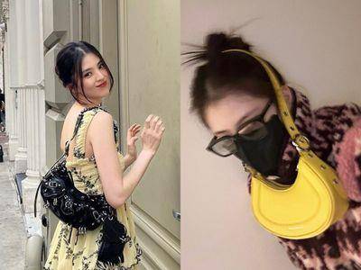 韩韶禧爱的“半月可颂包”有了平替新欢　喜欢到挂在头上耍Ｑ