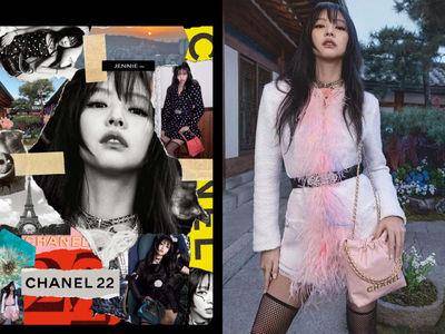 Jennie狂晒CHANEL 22迷你包有原因！“新身分加持”百搭粉嫩色太烧