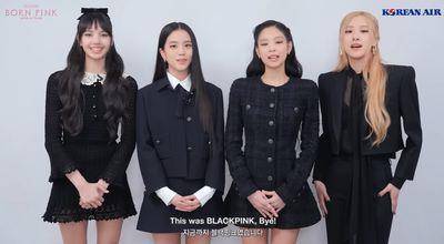 BLACKPINK新身分是空姐！全员换上超帅套装　全黑俐落造型惹人爱