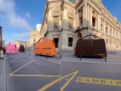 Jacquemus小废包变公车！巨型装上轮子游走街头　凯蒂佩芮都疯狂