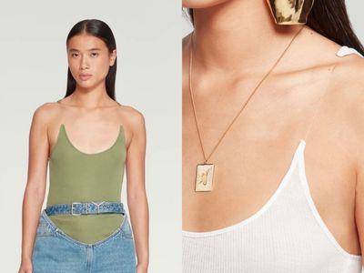 时尚品牌背心“细”肩带宛如钓鱼线　网焦虑：和我的理智线一样易断！