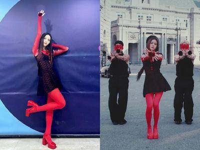 Jisoo开花舞穿厚底高跟鞋是这双　同款辣腿神器今夏必须拥有