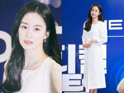 金泰希简直“人间仙女”！43岁肌肤白皙零细纹超狂　网友：空气有防腐剂吗？