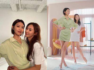 少时秀英、俞利齐晒极品美腿！　闺蜜合拍新广告画面太养眼