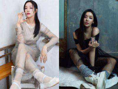 “大奶空姐”崔惠程Balletcore最强范本！透视裙＋袜套若隐若现秀美腿