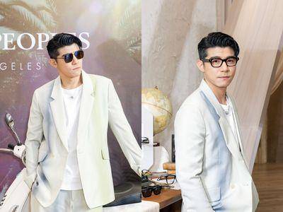 王柏杰示范好莱坞风墨镜耍帅　大方放闪：我戴什么款式她都喜欢吧！