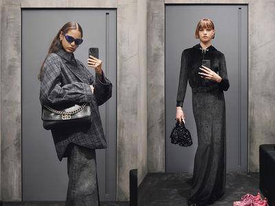 在试衣间拍照BALENCIAGA都知道！“对镜自拍大片”秋季沙漏包新登场