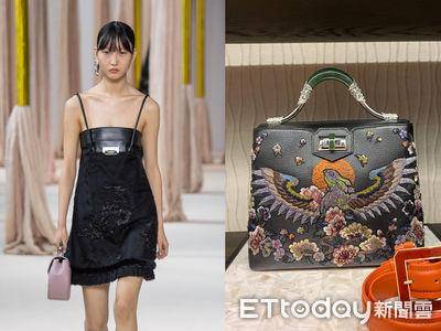 夏姿秋冬荷包成灵感！口袋、手提包圆润可爱“白兔乘凤凰刺绣”绝美