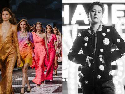 GD穿山茶花看秀！CHANEL早春“加州阳光渐层包”、水晶服饰极致梦幻