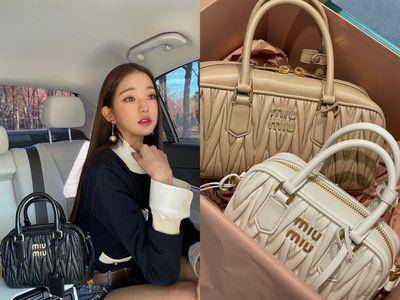 包・开箱／张员瑛出镜率超高MIU MIU手袋是这款　多种尺寸一次满足