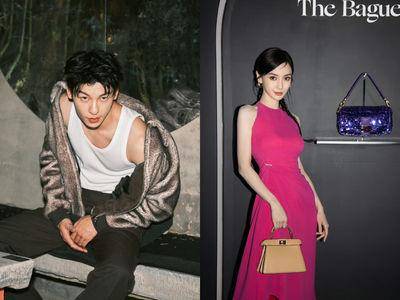 Angelababy人间FENDI露背战袍绝美　许光汉“外套不穿好”帅炸