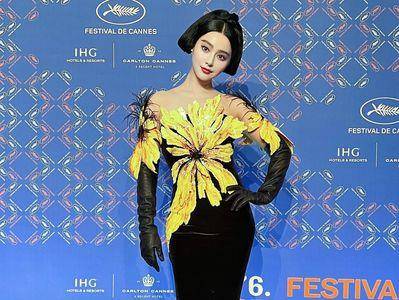 范冰冰坎城战袍美如花　感性谢“猛虎下山”设计师不离不弃