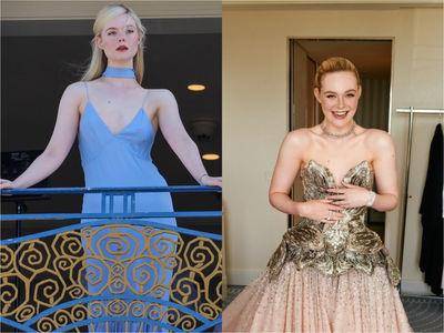 真人版童话公主！艾儿芬妮“在阳台拍照”蓝色洋装下白皙肌肤太梦幻