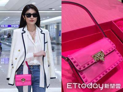 包・开箱／“Valentino粉”Rockstud23手袋登场！铆钉遇上芭比粉的摇滚恋曲