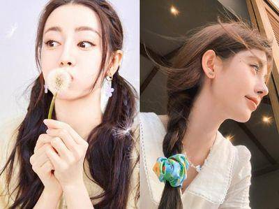 夏天换上“初恋感编发” 　迪丽热巴同款超显嫩、鞠婧祎甜美爆棚
