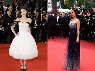 2023坎城影展红毯造型！Rosé、Jennie首登场　娜塔莉波曼星空裙超美