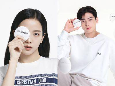 试・开箱／Jisoo、车银优都在拿白色球球太可爱！Dior老花设计养肤够时髦