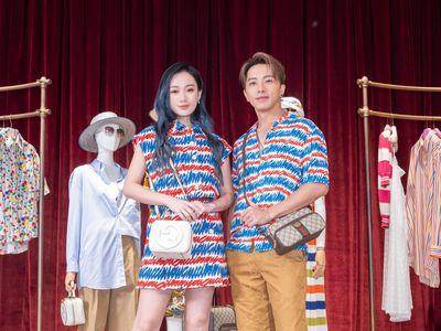 吴卓源、坤达情侣装亮相GUCCI　坤达自曝防晒超勤劳，只差没出动“脸基尼”