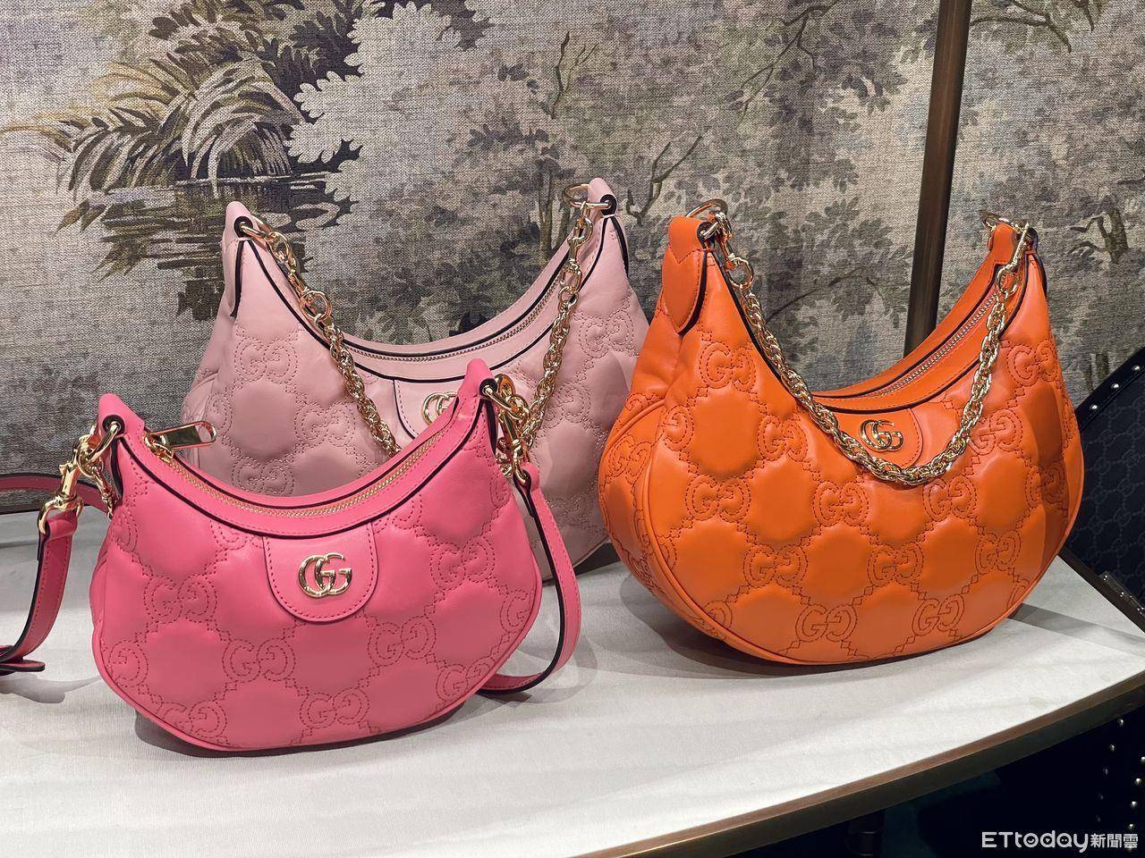 包・开箱／GUCCI GG MATELASSÉ新“水饺包”Q翻！注入亮丽夏日新色 时尚穿搭 图4张
