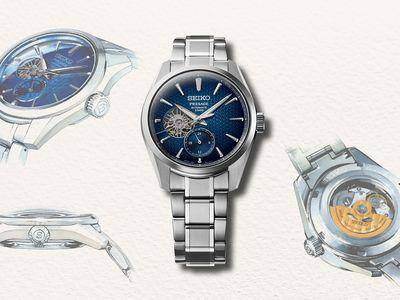 Seiko机芯进化“周末无忧”　麻叶图案面盘开窗秀内在