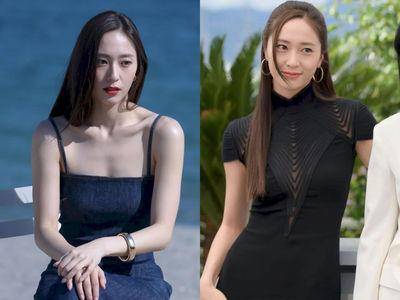 Krystal登坎城神颜受瞩目！穿10年前Ralph Lauren礼服展现复古美