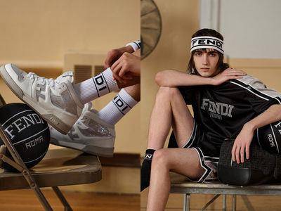 根本男友愿望清单!FENDI“运动限定”水晶球鞋、极简黑Logo篮球登场
