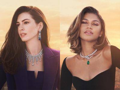 安海瑟薇绝佳状态不输小14岁后辈　稳坐宝格丽天后宫秀顶级珠宝