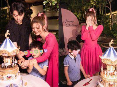 感觉才20岁不像妈！陈妍希过40岁生日　穿桃红色洋装超冻龄