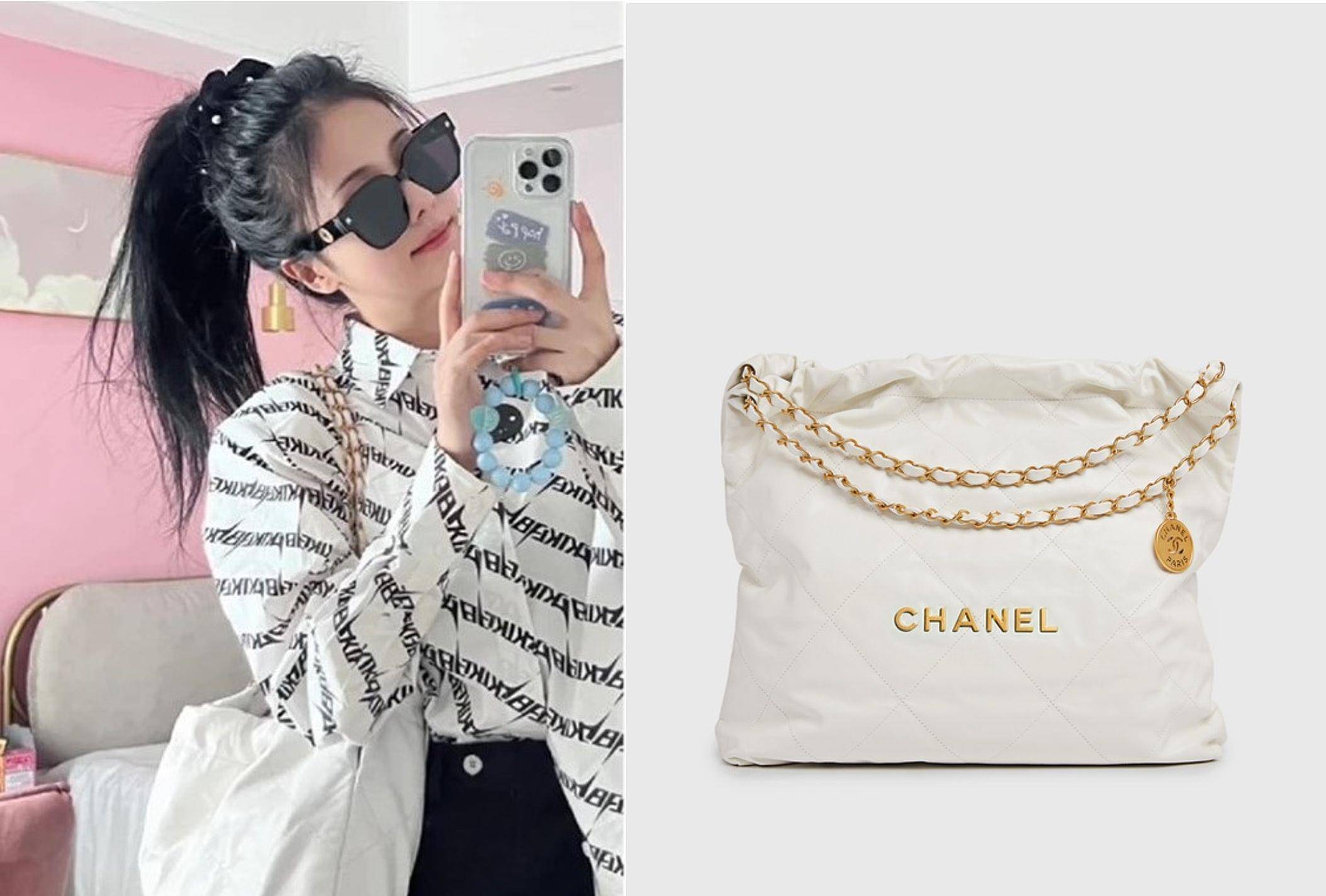 《长月烬明》白鹿私下5款百搭精品包　Gucci竹节包、Chanel 22让人心动 时尚穿搭 图4张