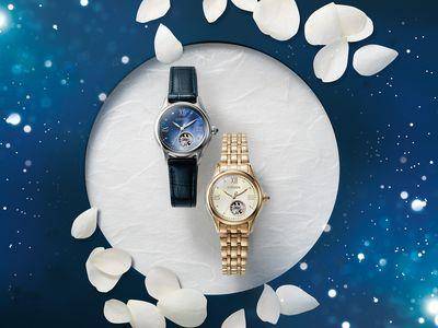 CITIZEN表上秀浪漫夜空　开芯机械女表纤薄好上手