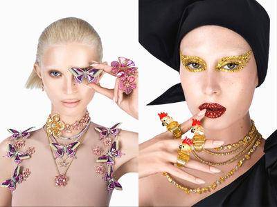 奥地利女皇神奇花园房间启发　热带风情首饰高调吸睛