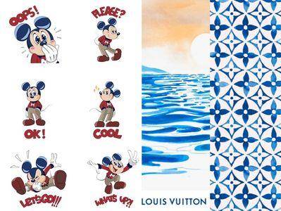 精品LINE贴图免费下载　超可爱米奇学院风必收、LV还有绝美老花桌布