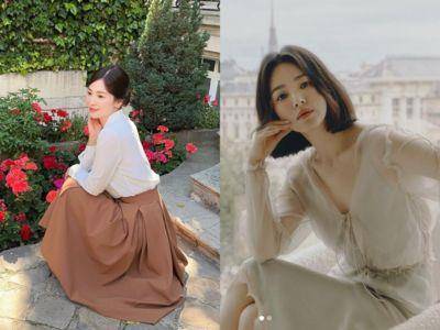 学宋慧乔“低饱和穿搭”营造女神气质！灰白色、奶茶色都是首选