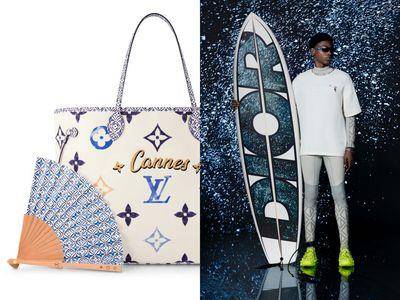 带着1.2万元的LV折扇在泳池畔优雅度假　穿DIOR潜水服下海帅炸