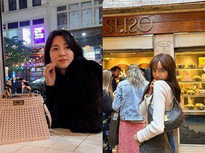 10款韩星同款精品包跟着入手　LISA腋下包、宋慧乔米白编织太生火　