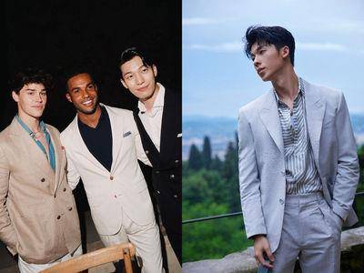 魏嘏隽同框《艾蜜莉》天菜超养眼！许光汉现身义大利今夜看FENDI秀