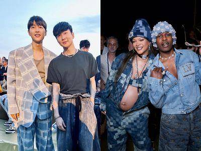 宋仲基同框林俊杰！LV大秀海量明星站台　蕾哈娜穿未上市的衣服露孕肚