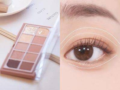 内双＆单眼皮必学“延伸感眼妆”画法　矫正、放大眼型更干净细致