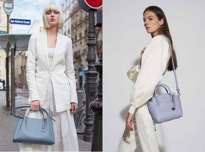 5款蓝色系手袋超消暑　质感新月包、小CK经典款一拎好优雅