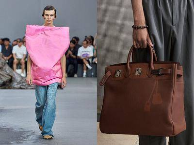 巴黎男装周／爱马仕最帅阴影手袋诞生　泰容助阵LOEWE“枕头套新装”超萌