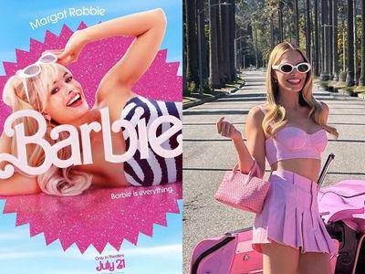 玛格罗比真人《芭比》造型全是精品！BV胸衣、Valentino洋装掀粉色风潮