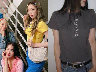 太妍私服爱牌到韩国必逛 同款尼龙包、Logo短上衣进店先入手