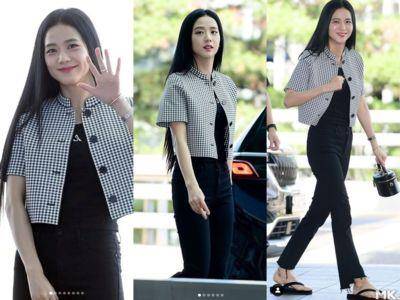 Jisoo赶飞机穿2万3的人字拖好奢华！整双义大利制作的旗舰鞋款