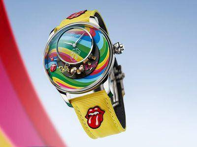 风・Luxury／Only Watch慈善表缤纷乐　滚石乐团表吐舌绕圈好炫目